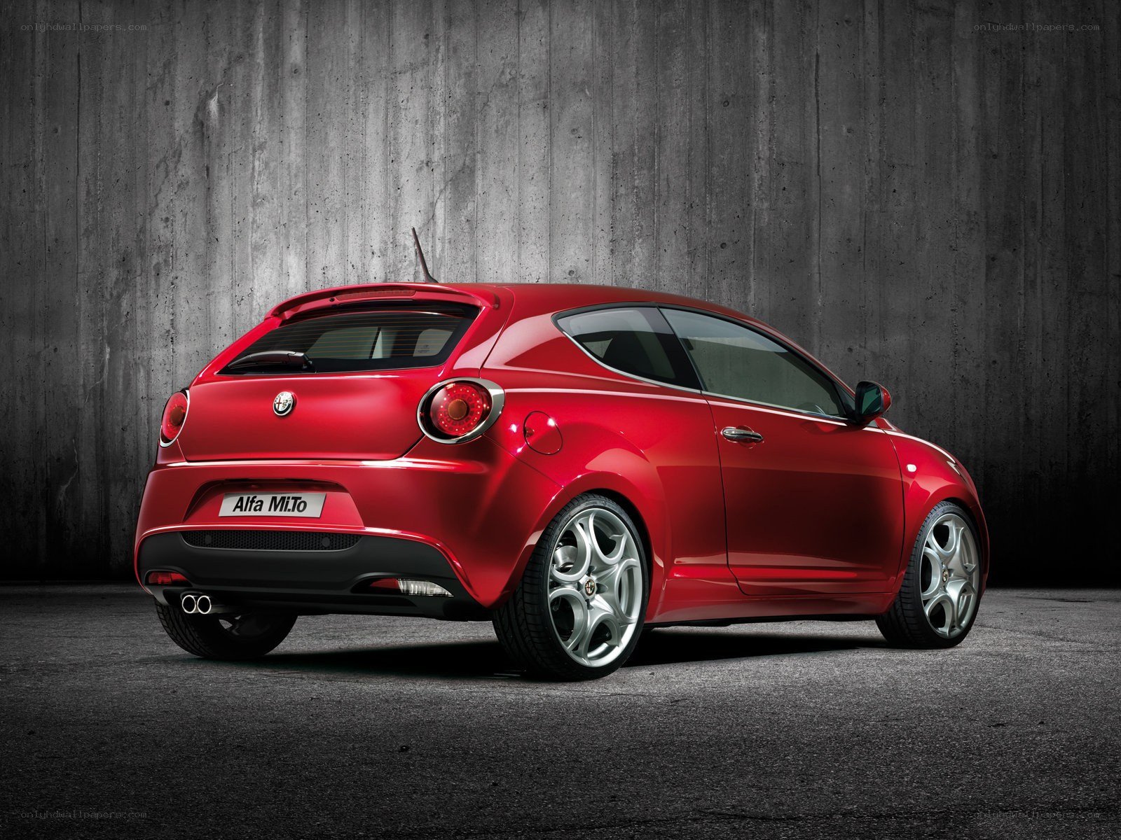 Red Alfa Romeo MiTo