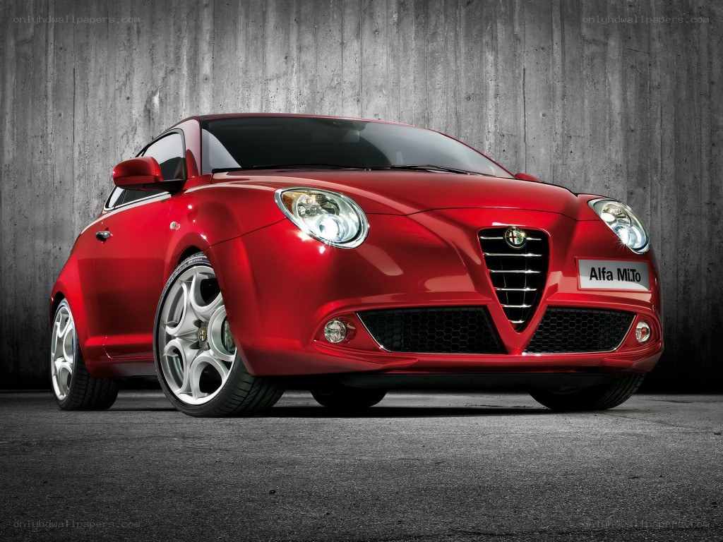 Red Alfa Romeo MiTo