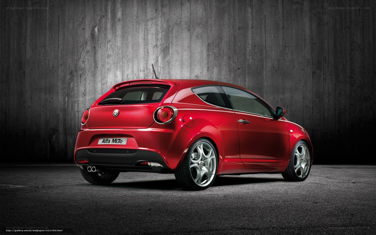 Red Alfa Romeo MiTo