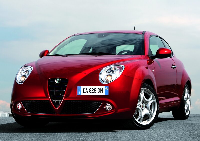 Red Alfa Romeo MiTo
