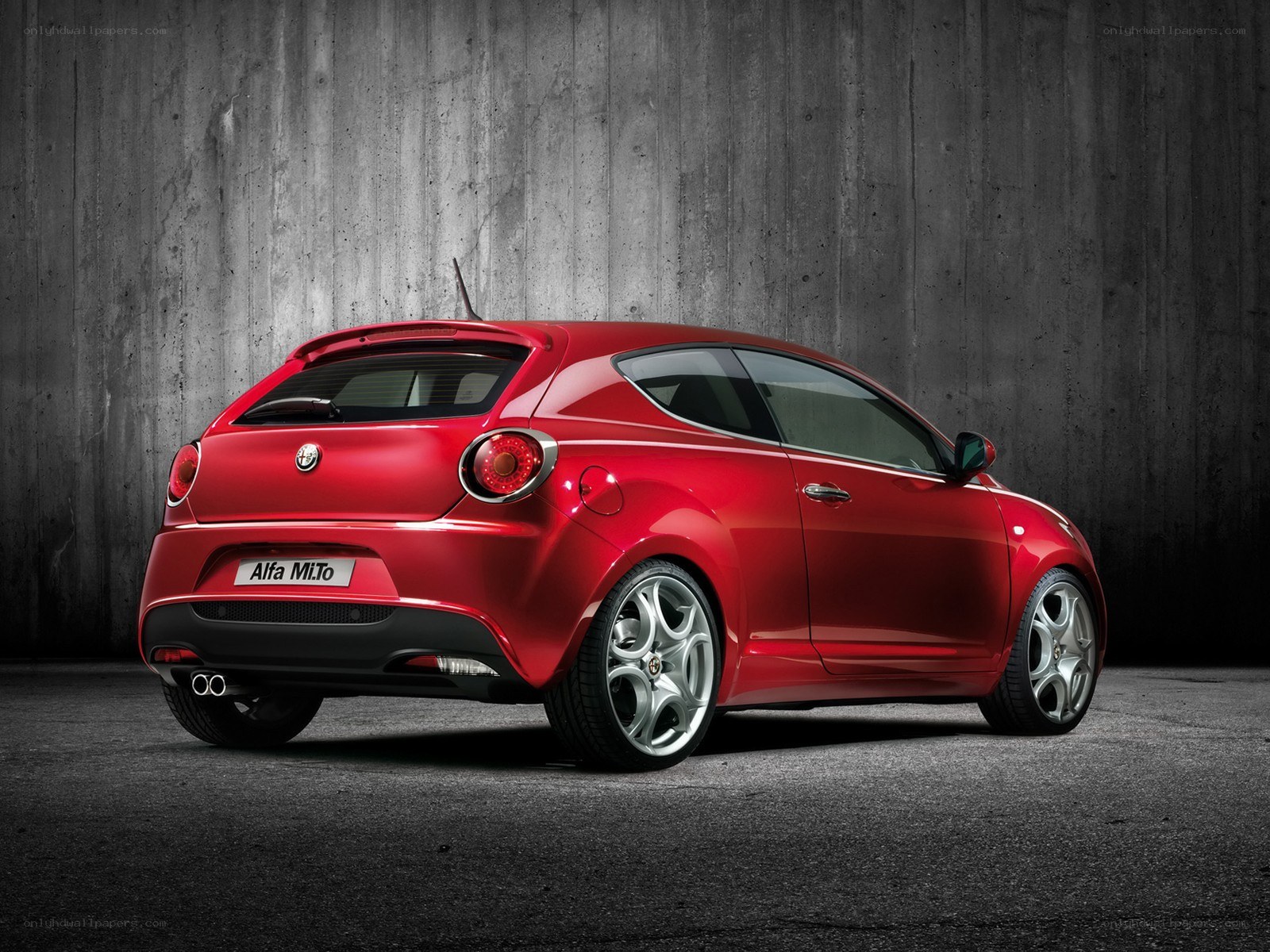 Red Alfa Romeo MiTo
