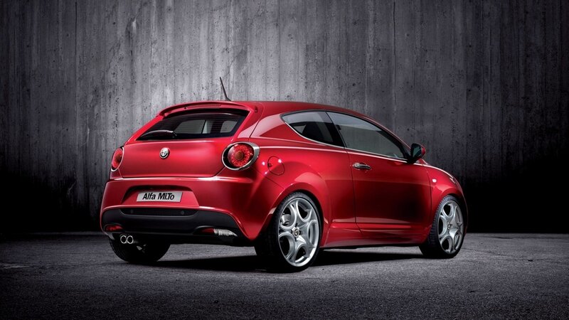 Red Alfa Romeo MiTo