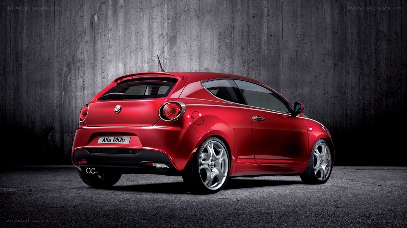 Red Alfa Romeo MiTo