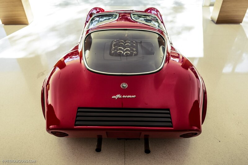 Red Alfa Romeo race car