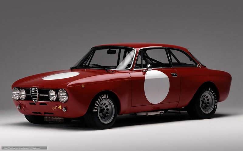Red Alfa Romeo race car