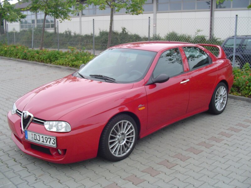 Red Alfa Romeo Sedan — Neutral
