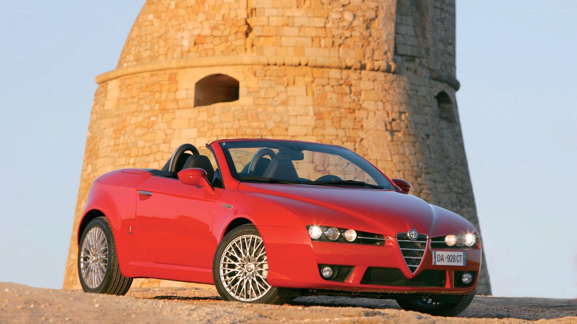 Red Alfa Romeo Spider