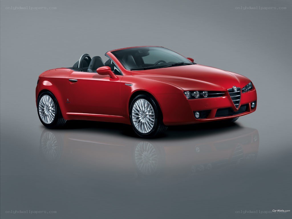 Red Alfa Romeo Spider