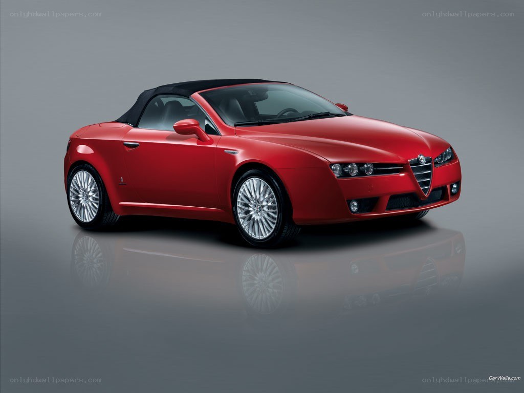 Red Alfa Romeo Spider