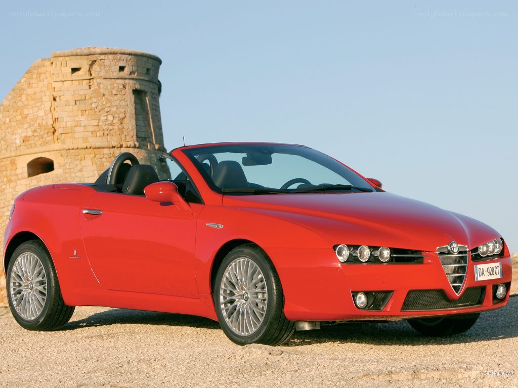 Red Alfa Romeo Spider