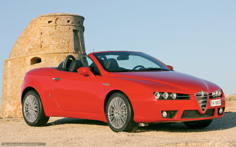 Red Alfa Romeo Spider