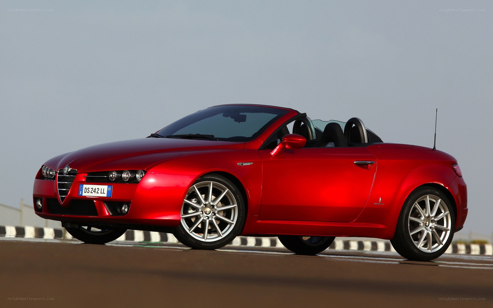 Red Alfa Romeo Spider