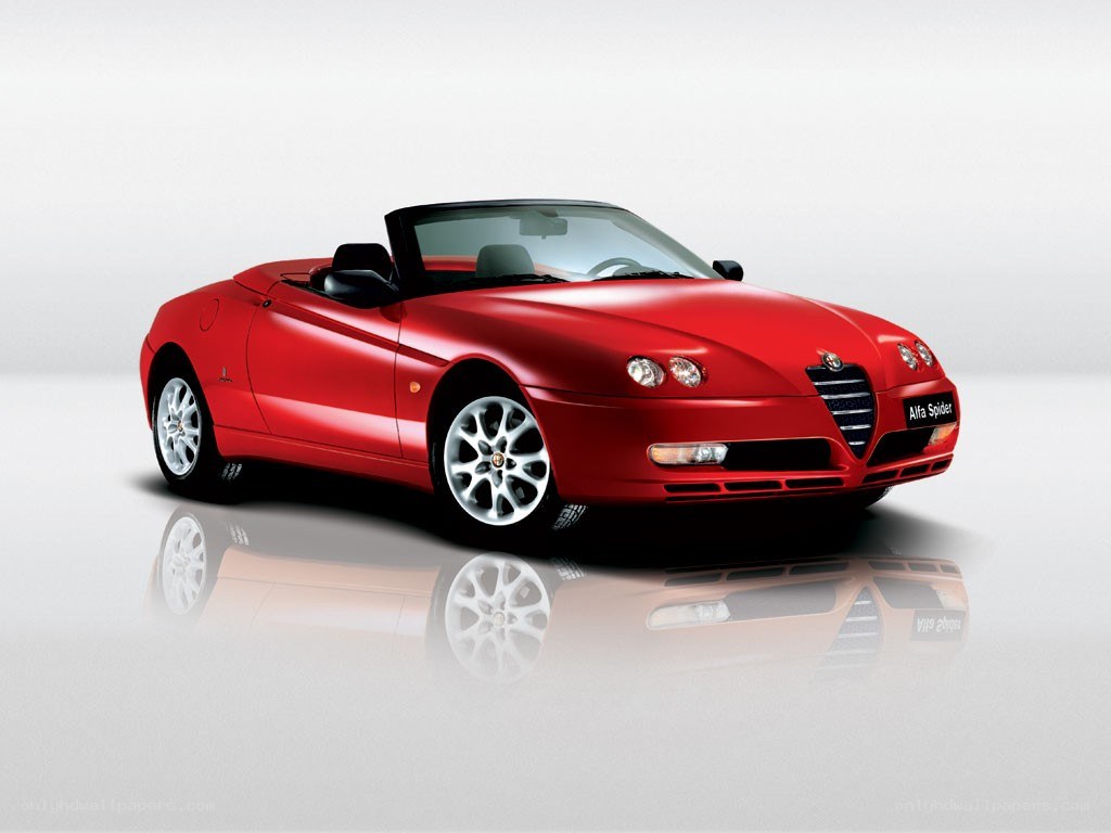 Red Alfa Romeo Spider