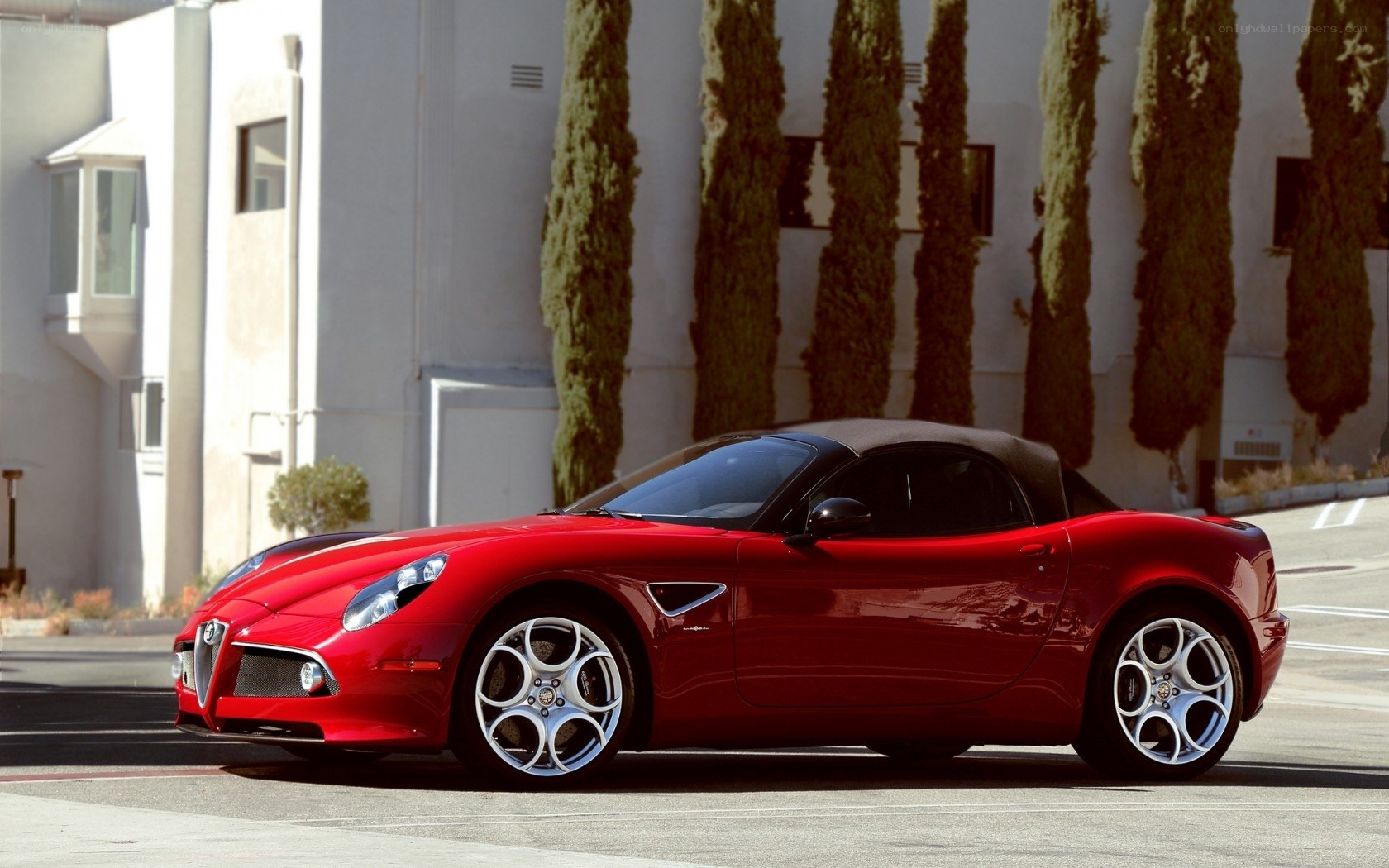 Red Alfa Romeo Spider