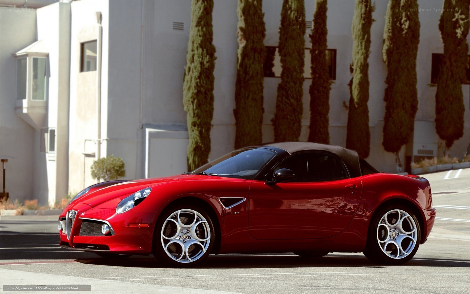 Red Alfa Romeo Spider