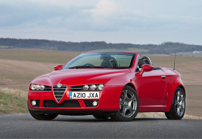 Red Alfa Romeo Spider — Serene