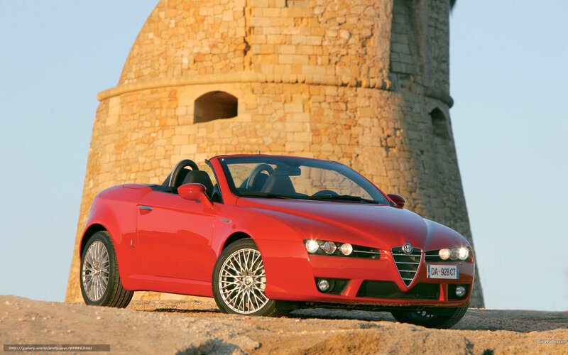 Red Alfa Romeo Spider