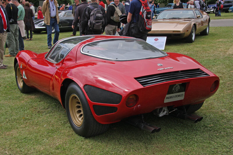Red Alfa Romeo sports car
