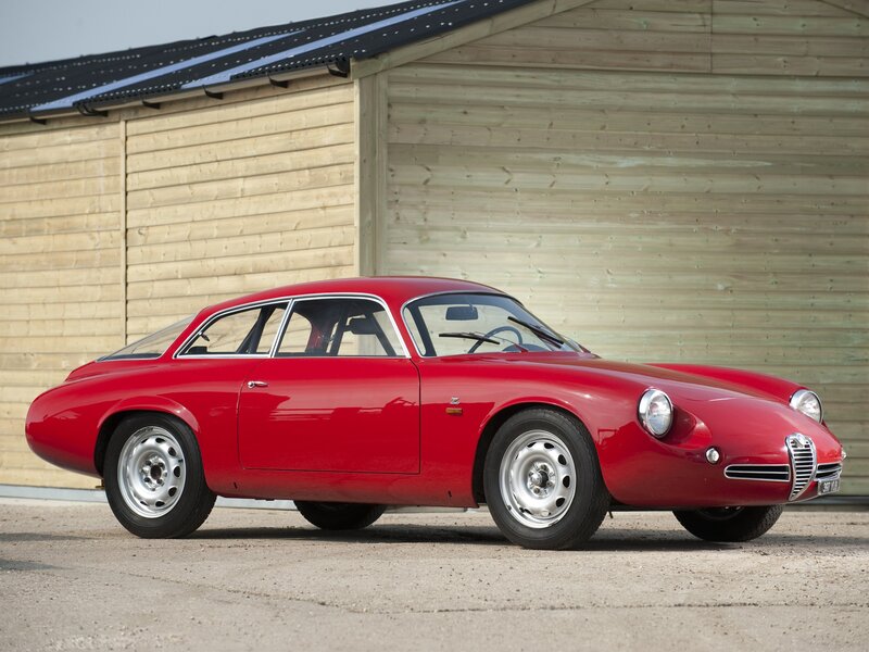 Red Alfa Romeo sports car