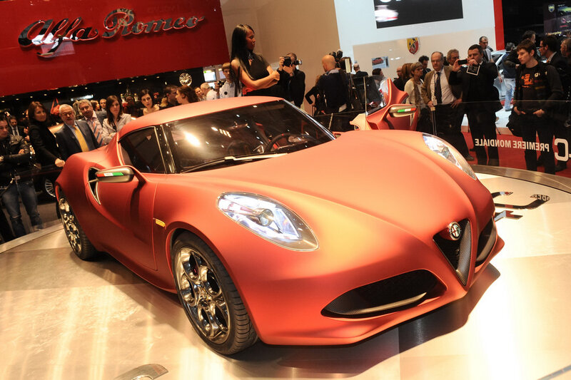Red Alfa Romeo Sports Car — Formal