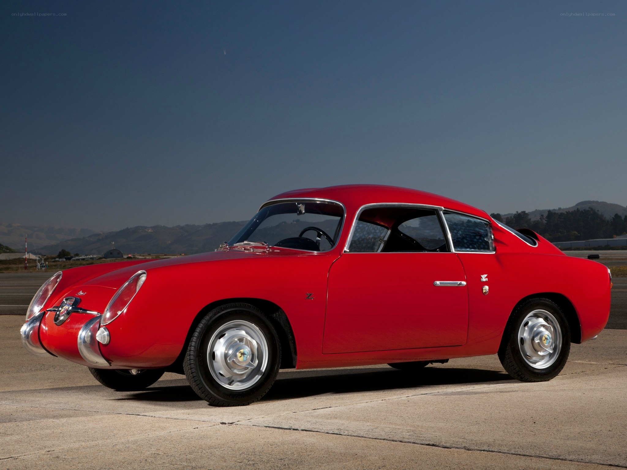Red Alfa Romeo TZ Coupe