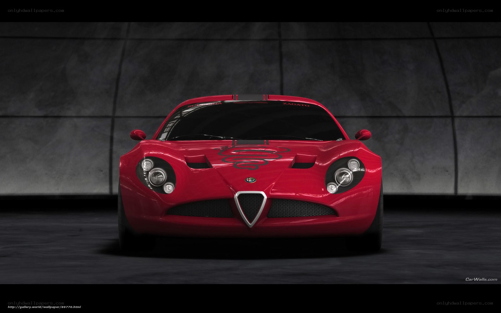 Red Alfa Romeo Zagato