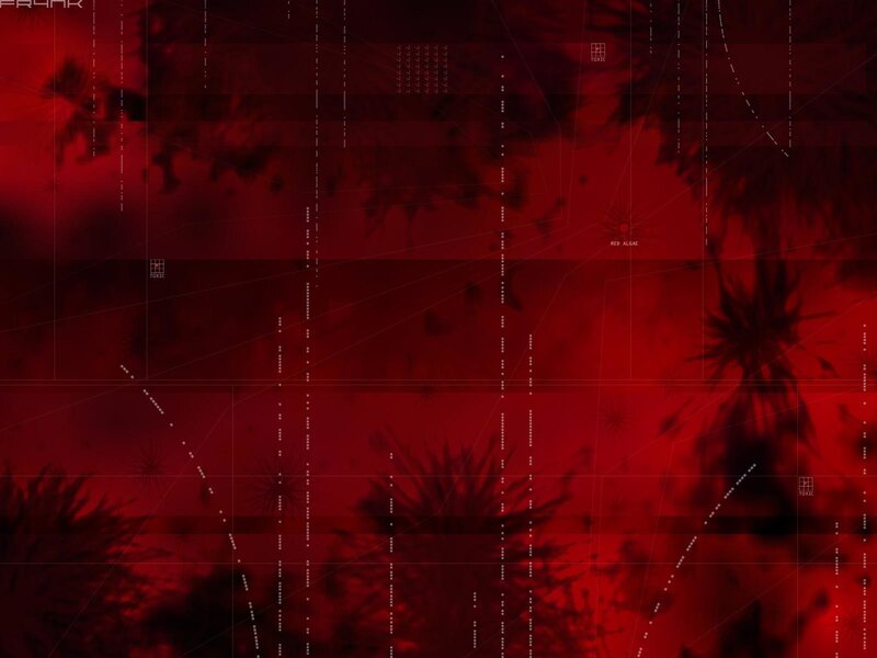 Red Algae Digital Art
