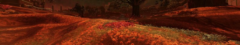 Red Alien Landscape — Dramatic, Sunset