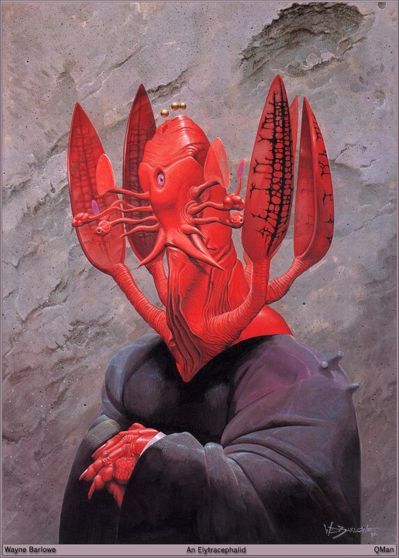 Red Alien with Claws