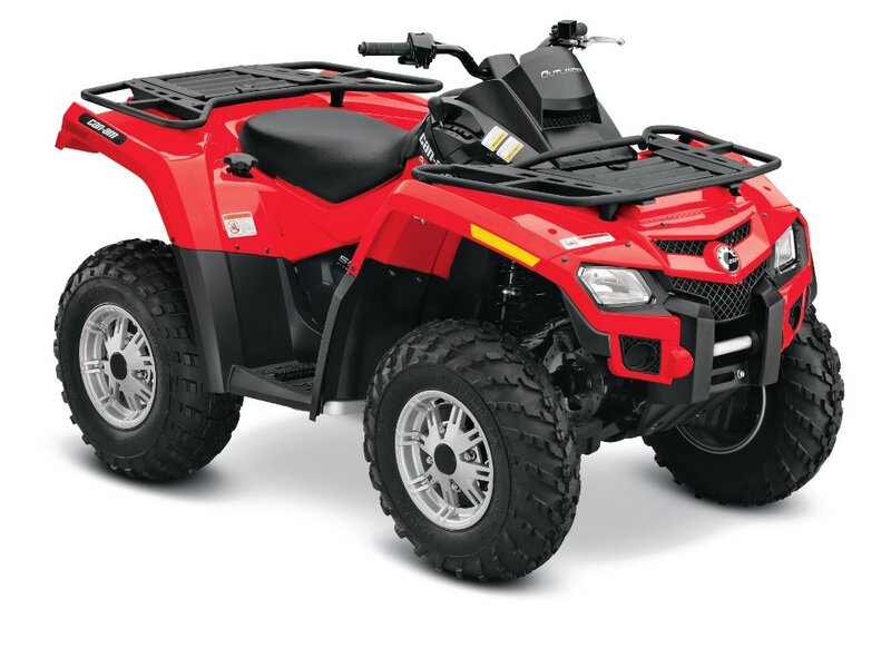Red All-terrain Vehicle — Neutral