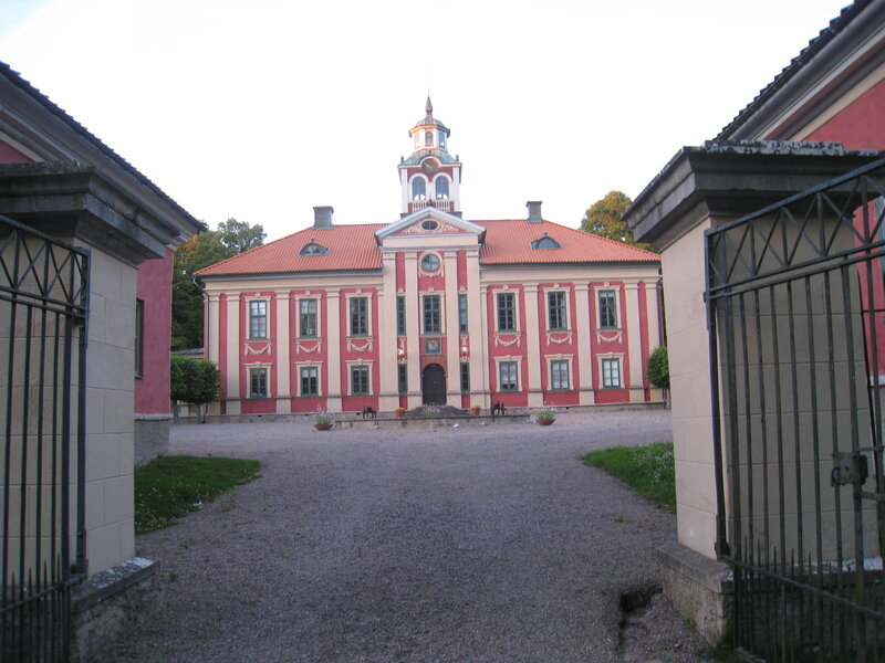 Red and Beige Building