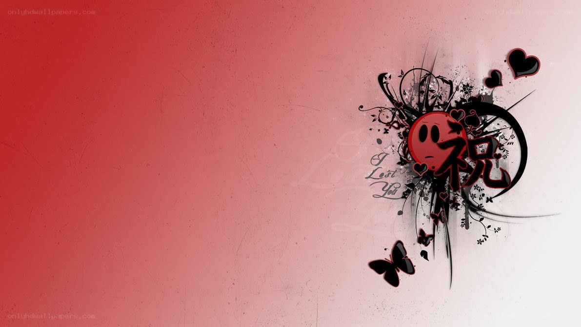 red and black abstract design