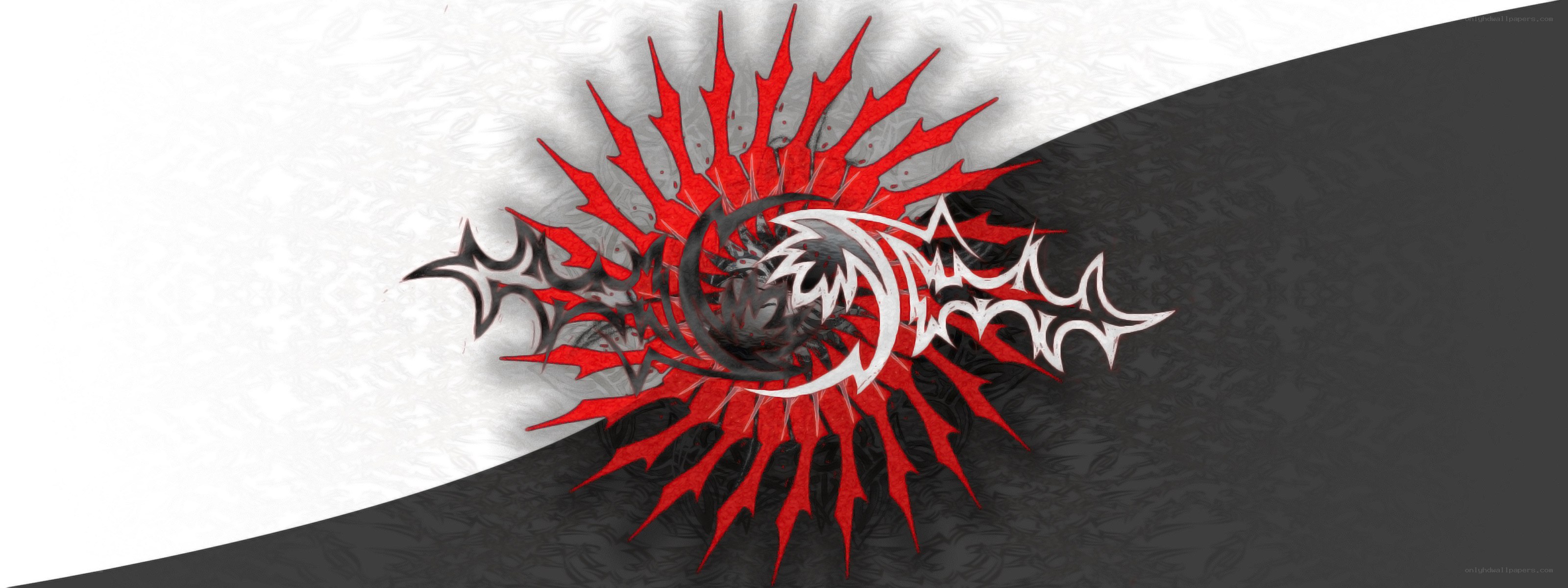 red and black abstract design