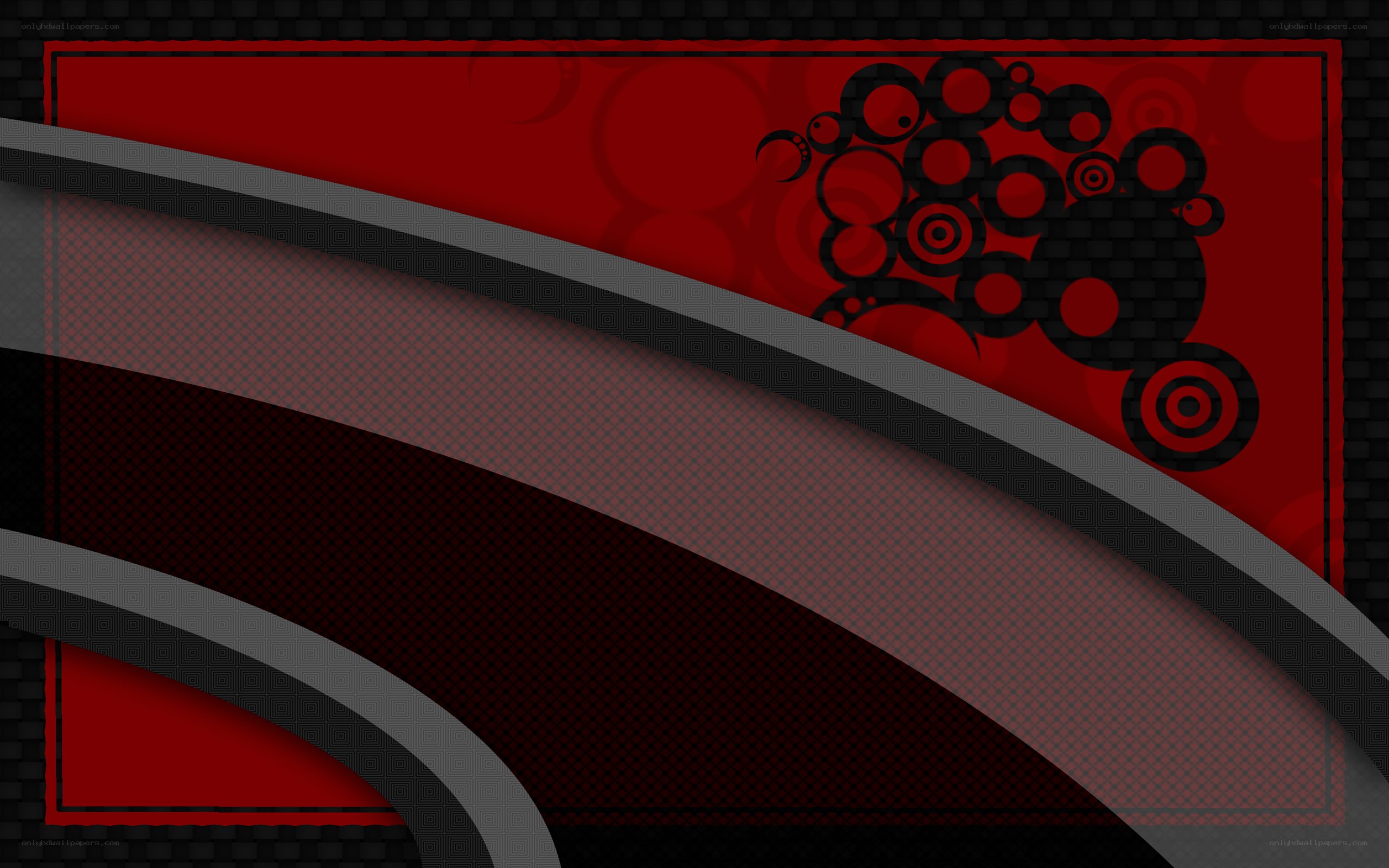 red and black abstract design