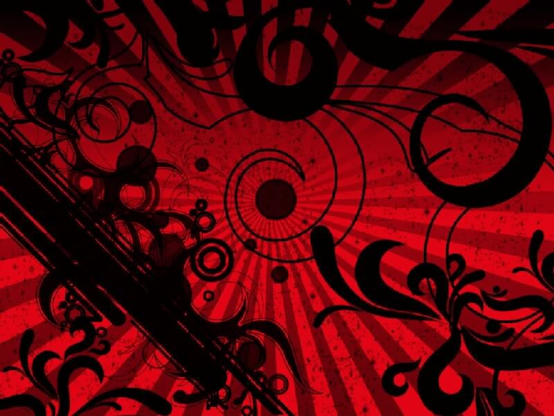 red and black abstract design