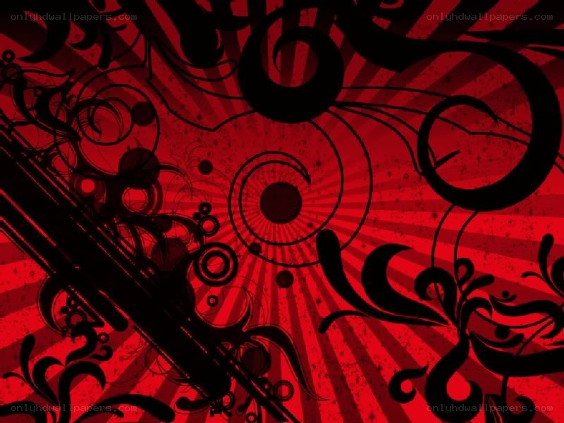 red and black abstract design