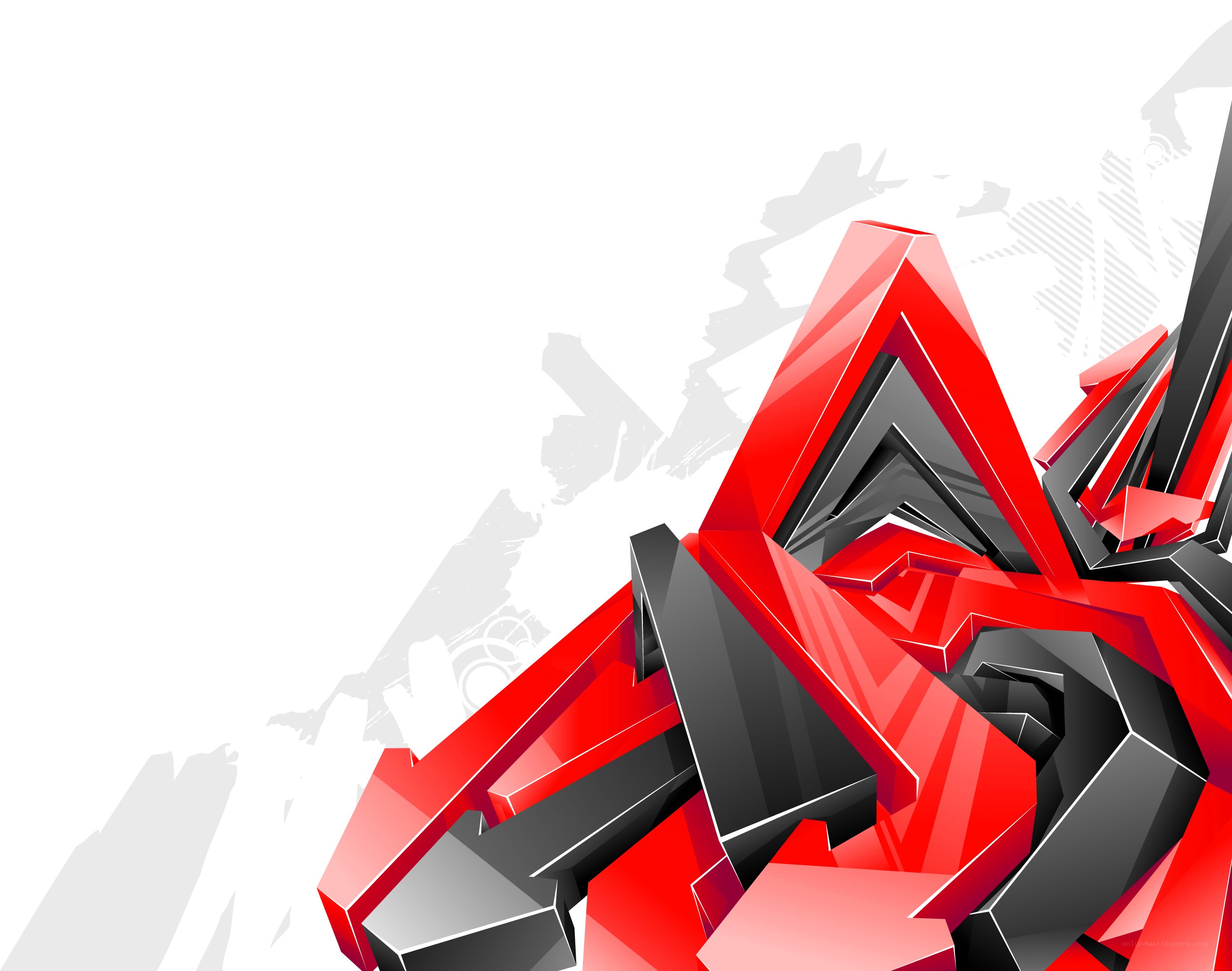 red and black abstract design