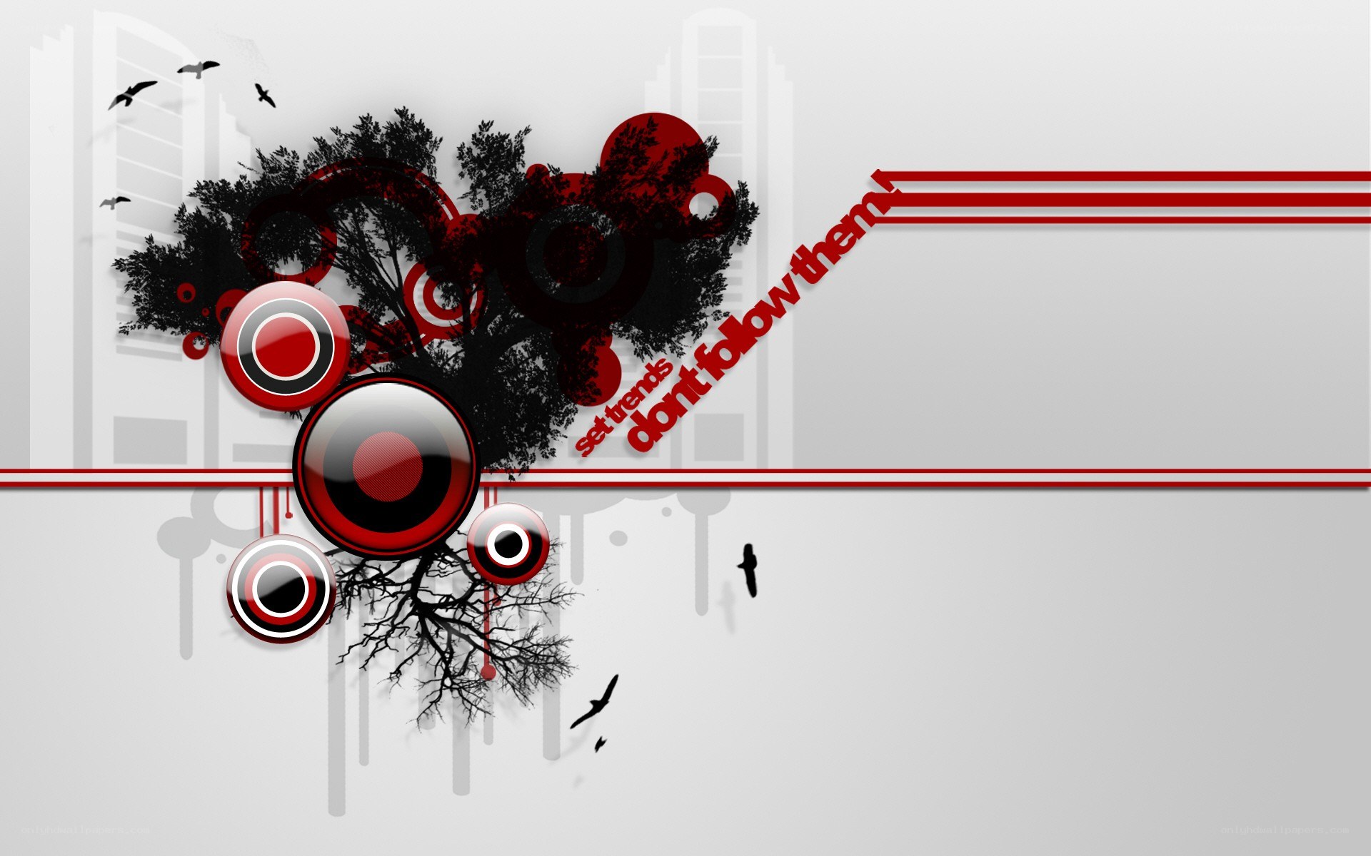 red and black abstract design