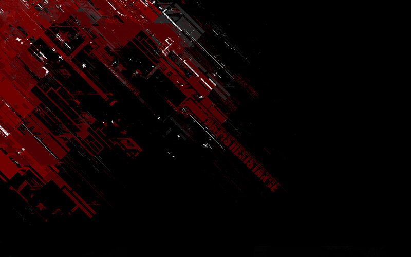 red and black abstract design