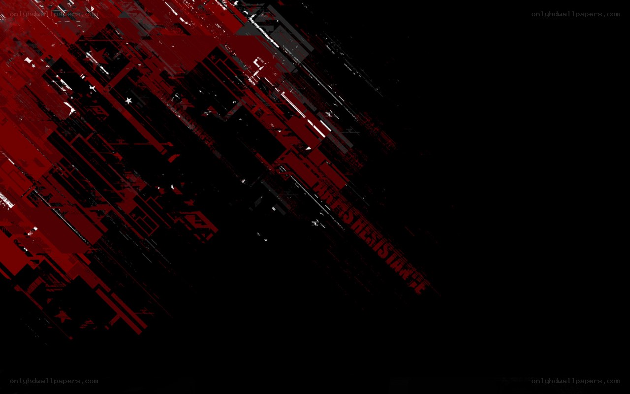 red and black abstract design