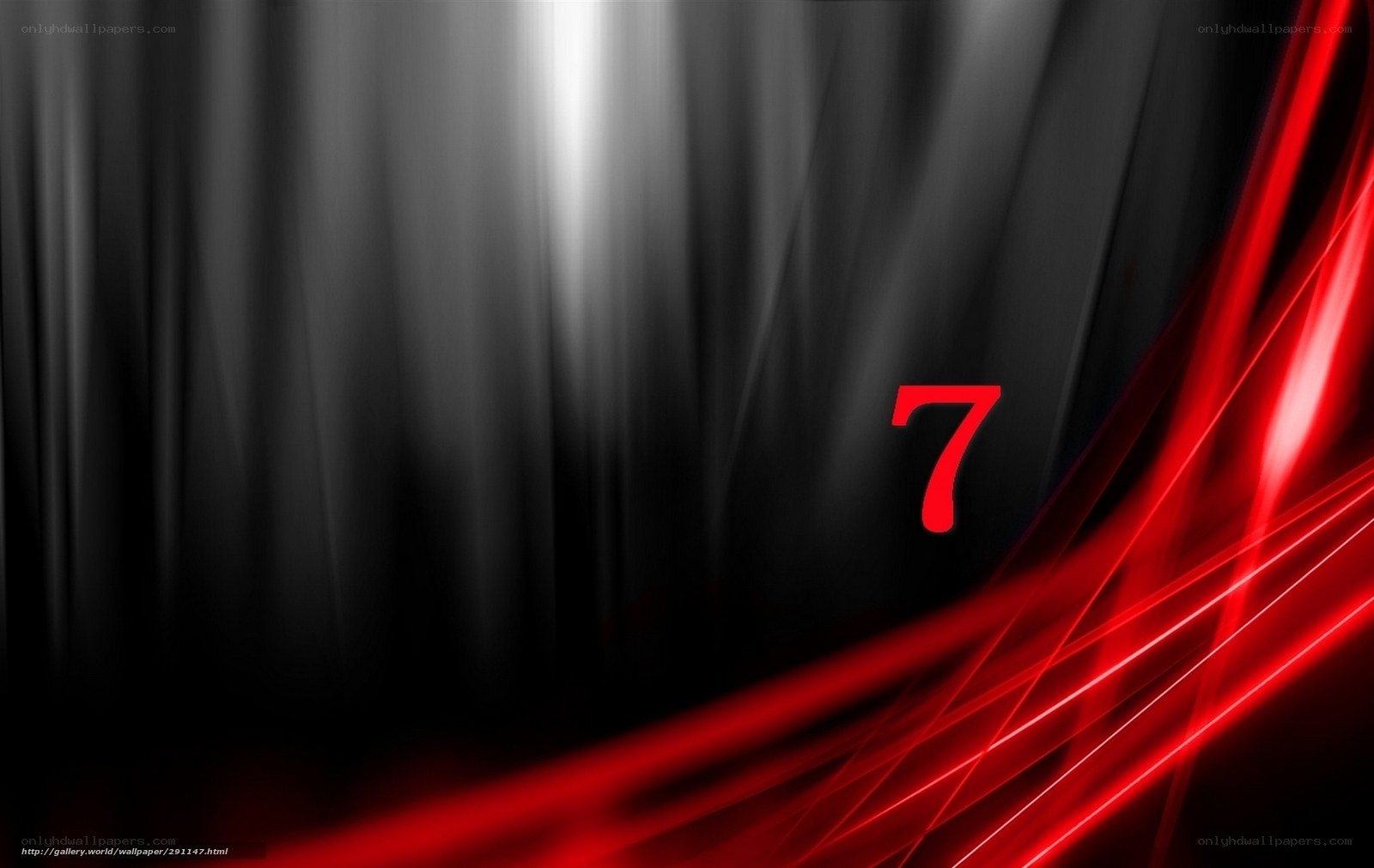 Red and black abstract design