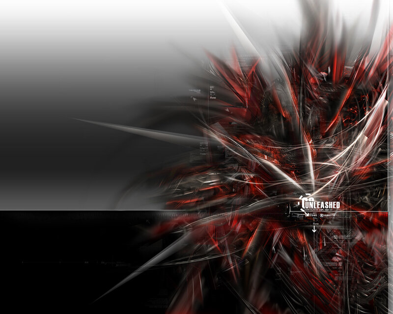 Red and black abstract explosion