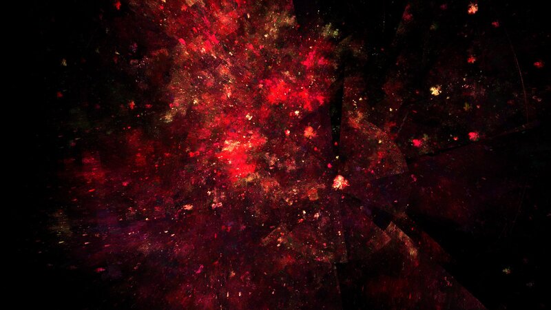 Red and Black Abstract Pattern — Dramatic, Splatter