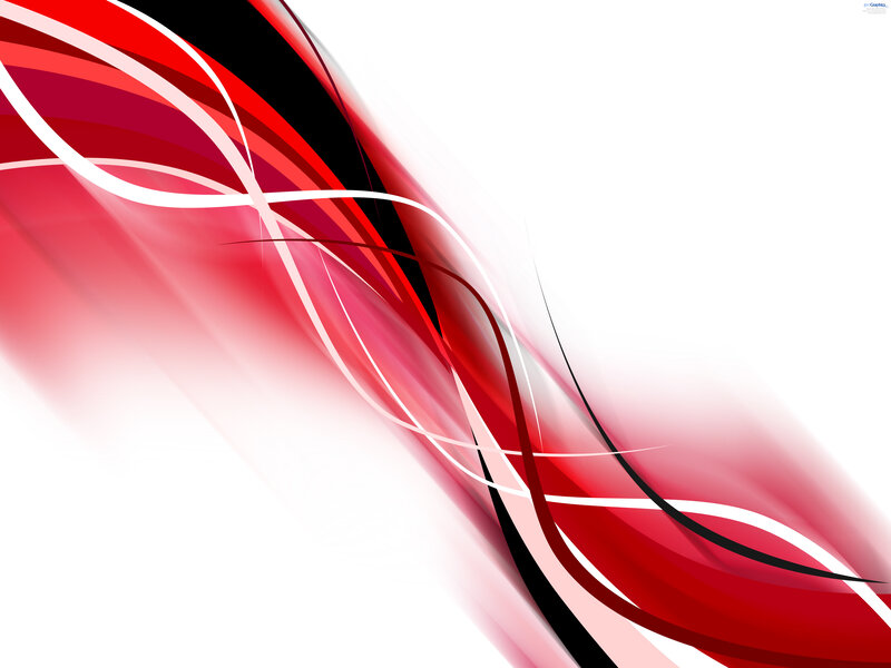 Red and black abstract waves