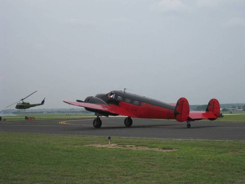 Red and Black Airplane — Calm, Afternoon