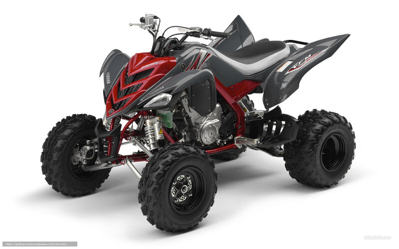 Red and Black Atv — Neutral, Photograph, Motorcycle