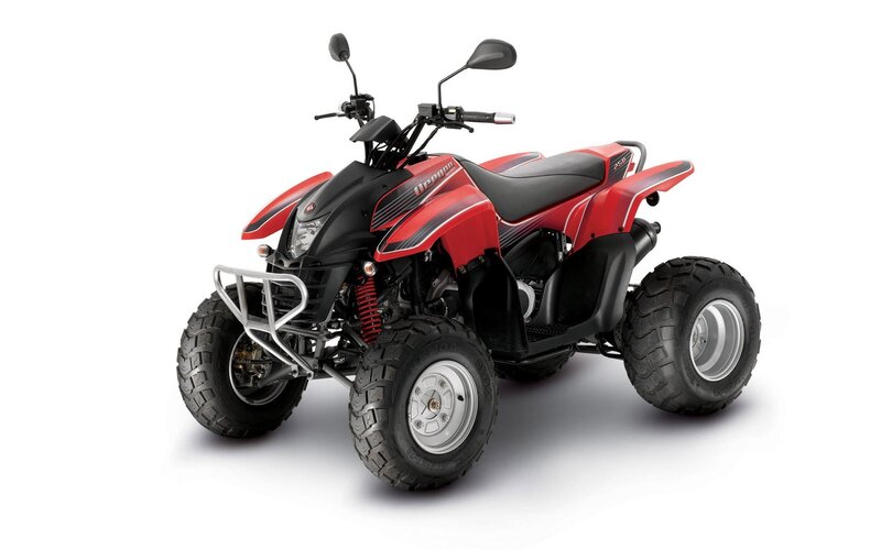 Red and Black Atv