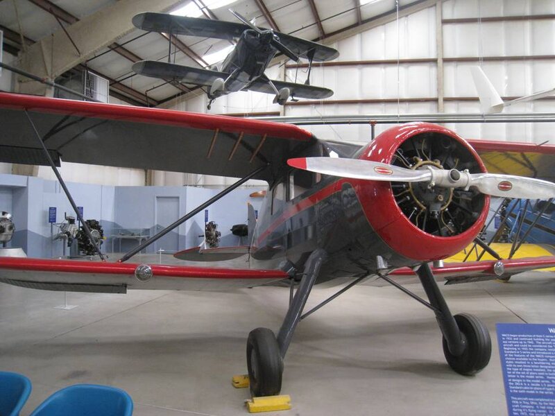 Red and Black Biplane