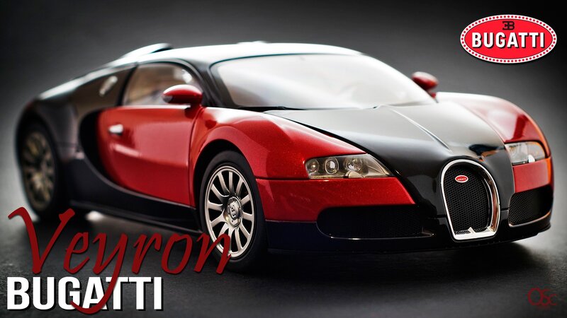 Red and Black Bugatti Veyron — Dramatic