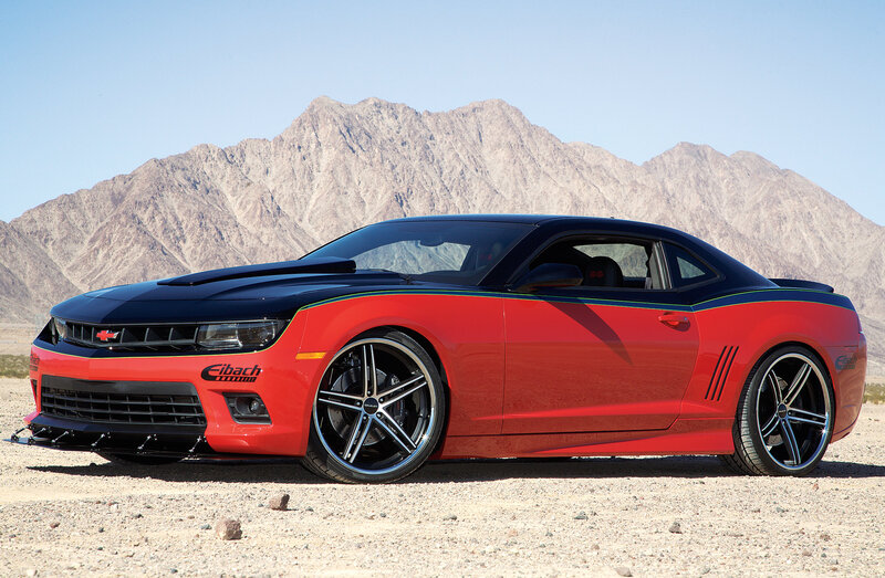 Red and Black Camaro — Dramatic, Afternoon